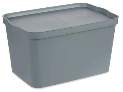 Produktbild von Behälter mit Deckel, verschließbar, 24 l, KOMPAKT
