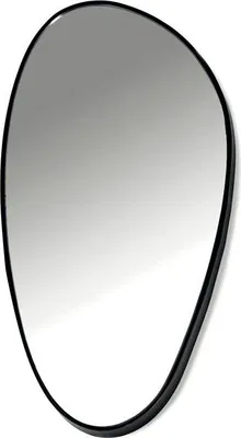Obrázek produktu pro SERAX Zrcadlo D Black, výška: 230 mm, délka: 490 mm, šířka: 15 mm