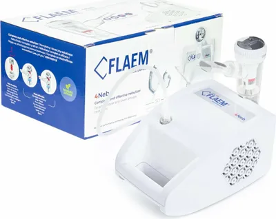 Obrázok produktu pre Flaem 4neb Inhalator do górnych i dolnych dróg oddechowych pnematyczno-tłokowy, 1 sztuka