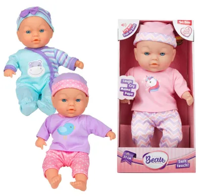 Image de Poupée pour bébé Toi-toys, toute douce, 31 cm, avec sons