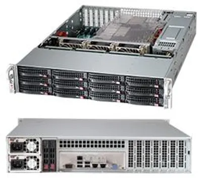 Obrázok produktu pre Supermicro 826BAC4-R920LPB, Skriňa, Server, Čierna, 2U, Domov / kancelária, Zlyhanie ventilátora, HDD, Sieť, Výkon