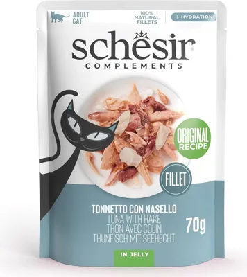 Obrázok produktu pre SCHESIR Tuňák pre dospelých so šťukozubcom 70g