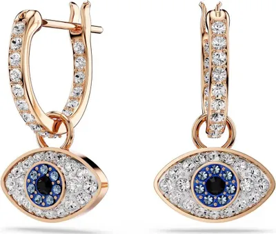 Image de Paire De Boucles D'oreilles Swarovski, Métal Simple 5736982