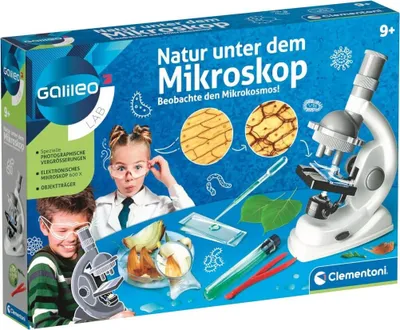 Zdjęcie produktu dla Clementoni 69804 Clementoni Experimentierkasten Natur unter dem Mikroskop