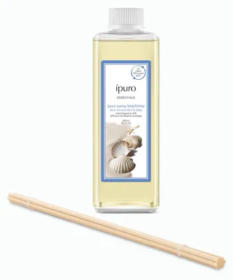 Immagine prodotto di ipuro 1010060 ipuro Raumduft-Nachfüller ESSENTIALS sunny beachtime fruchtig 500,0 ml, 1 St.