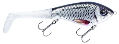 Produktbild von Westin Swim Tail - Jerkbait mit Gummischwanz, Farbe:Real Roach, Länge / Gewicht /Schwimmverhalten:12cm / 68g / Sinkend