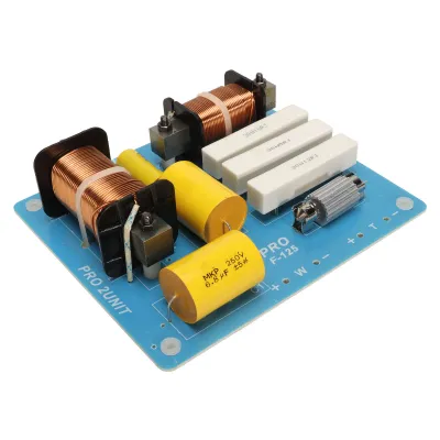 Produktbild von 2-Wege-Frequenzweiche, 800 W maximaler Höhen- und Bassbereich, professioneller Frequenzteiler für Konferenzlautsprecher auf der Außenbühne