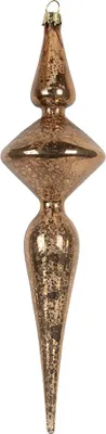 Produktbild von Clayre & Eef Weihnachtskugel Ø 8x32 cm Goldfarbig Glas