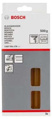 Produktbild von Schmelzkleber, 11 x 200 mm, 500 g, gelb
