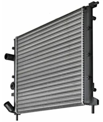 Produktbild von Kühler Motor Rippen mech. gefügt 430 mm - 378 mm MAHLE für u.a. RENAULT CLIO
