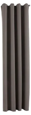 Blickdichter Thermo-Vorhang taupe 245x140 cm, 1 Stück