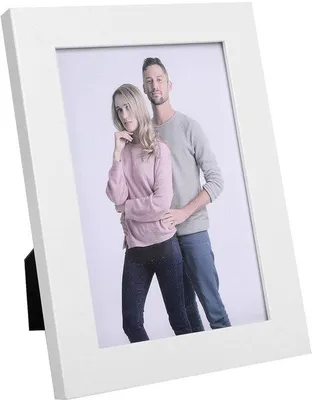 Produktbild von Glasfotolijst MDF mit Glasbeschutzung - Wechselbar - 1 Stück - Weiß