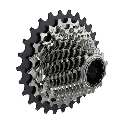 A bicycle cassette is shown against a white background.