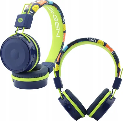 Produktbild von Bluetooth Kabellose Kopfhörer Blau Für Kinder Mit Gogen Mikrofon