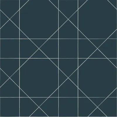 Produktbild von ESTAhome Tapete grafische Linien Dunkelblau 53 cm x 10.05 m