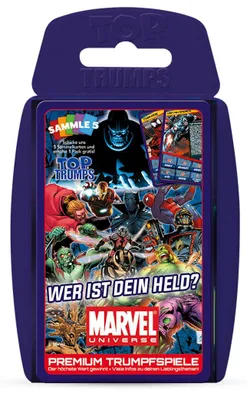 Produktbild von Top Trumps - Marvel Universe Kartenspiel Quartettspiel Spiel