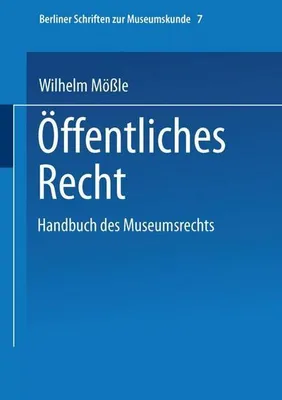 Immagine prodotto di Handbuch des Museumsrechts 7: Öffentliches Recht