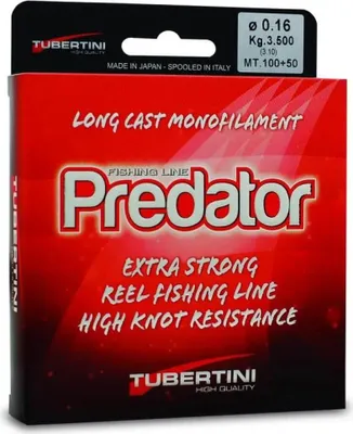 Produktbild von Tubertini Predator Garnet Monofile Schnüre 150 M Rot 0.180 mm Rot 0.180 mm