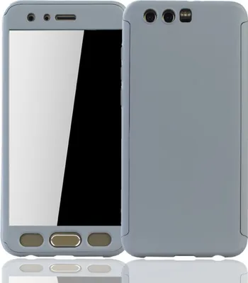 Produktbild von Handyhülle Schutzhülle für Huawei Honor 9 Full Case Cover Displayschutz 360 Grau
