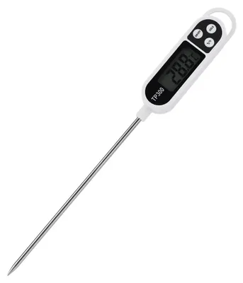 Obrázek produktu pro 1 ks LCD digitální kuchyňský teploměr na potraviny, měření teploty masa na grilu,