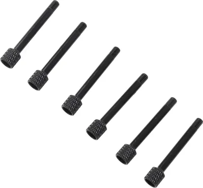 Obrázek produktu pro aqxreight 6ks Elektrická kytara Šroub strun Tremolo Bridge Sedlo Clamp Lock String Screw Kytarové díly Příslušenství Šrouby Elektrická kytara Tremolo String Screw Guitar Tremolo Bridge (BLACK)