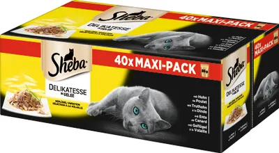 Produktbild von Sheba Beutel 40x 85g - Delikatesse in Gelee - Geflügelvariation