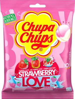 Produktbild von Chupa Chups Strawberry Love 10er