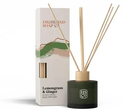 Produktbild von The Highland Soap Company Diffuser Lemongrass & Ginger