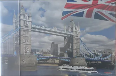 Produktbild von Schreibtischunterlage 58,5x38,5cm / "London"