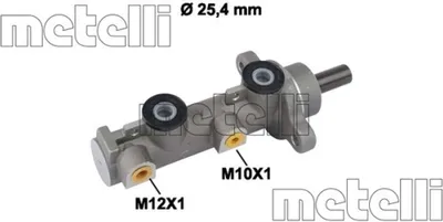 Produktbild von METELLI 05-0581 Bremszylinder Hauptbremszylinder für JEEP CHEROKEE (XJ) Grand Cherokee I (ZJ, ZG)
