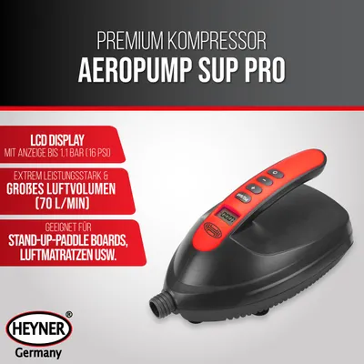 Obrázek produktu pro HEYNER® SUP čerpadlo elektrické 16 PSI PREMIUM volný čas a venkovní vzduchový kompresor 12V auto