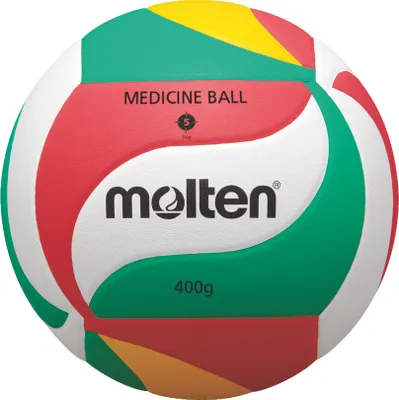 Produktbild von Molten V5M9000-M Volleyball-Hallenball, weiß/grün/rot/gelb, Größe 5