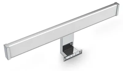 Produktbild von B.K.Licht BKL1230, Oberfläche, 1 Glühbirne(n), 4000 K, IP44, Silber, Weiß