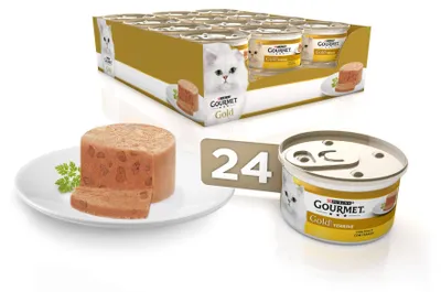 Productafbeelding van Gourmet Gold TERRINE Kip, verpakking van 24 stuks, 85 gram per stuk