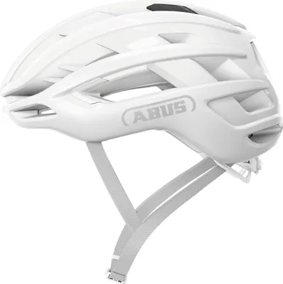 Immagine prodotto di ABUS AirBreaker 2.0 - casco da bici leggero con particolare attenzione alla ventilazione, all'aerodinamica, alla sicurezza e al comfort per il ciclismo professionale - per donne e uomini - bianco, taglia S (51-55 cm)