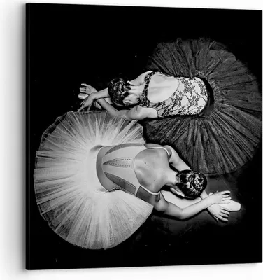 Produktbild von Bild auf Leinwand - Leinwandbild - Einteilig - Ballerinas Ballett Tanz - 70x70cm - Wand Bild - Wanddeko - Wandbilder - Leinwanddruck - Bilder - Wanddekoration - Leinwand bilder - AC70x70-5050