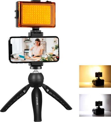 Produktbild von Puluz live recording set tripod + LED lamp + phone clip PKT3131B