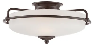 Obrázek produktu pro Stropní svítidlo Griffin bronz Quoizel QZ-GRIFFIN-F-PN