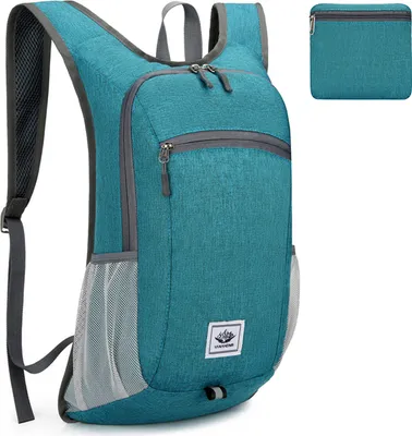 Obrázek produktu pro Malý batoh 10L skládací lehký turistický batoh ženy denní batoh pro venkovní turistiku kempování cestování lezení