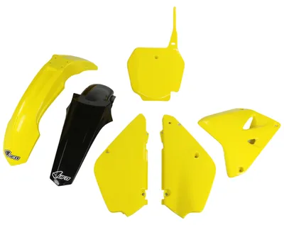 Produktbild von Verkleidungskit UFO PLAST 6-teilig Verkleidungssatz Kunststoff für Suzuki RM L 85 ccm Bj. 2003 - 2023, Farbe:gelb / schwarz