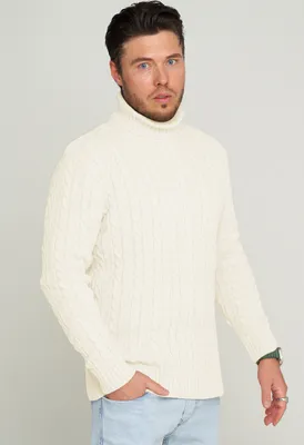 Produktbild von CARISMA Herren Strickpullover CRMUS Grobstrick Zopf-Muster