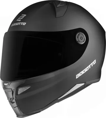 Produktbild von Bogotto FF110B Helm, schwarz matt, 2XL