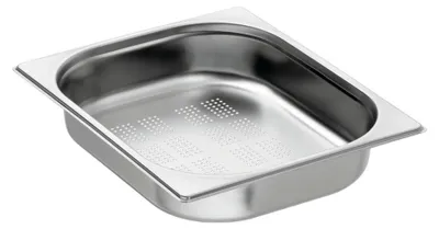 Imagen del producto de Recipientes GN de la marca Bartscher, tamaño 1/2, modelo T65, perforados
