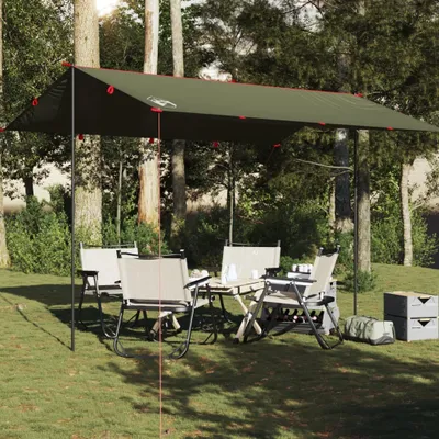 Produktbild von Möbel Tarp Olivgrün 406x306 cm Wasserdicht - Campingzelte &20516