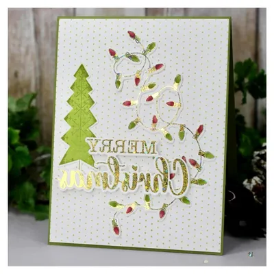 Produktbild von Weihnachts-Stempel- und Stanzschablonen-Set für kreative Bastelprojekte
