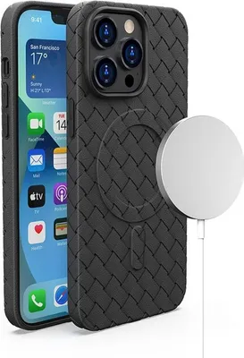 Produktbild von MagSafe Woven Case für iPhone 15 Pro Max - Lila
