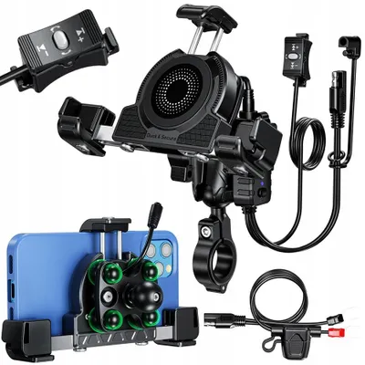 Produktbild von eXtremestyle Motorrad Handyhalterung mit Dual-Ladung