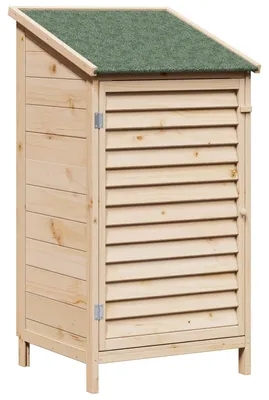 Produktbild von vidaXL Garten Shed Natur 59 x 56 x 113,5 cm Massivholz aus Fichte