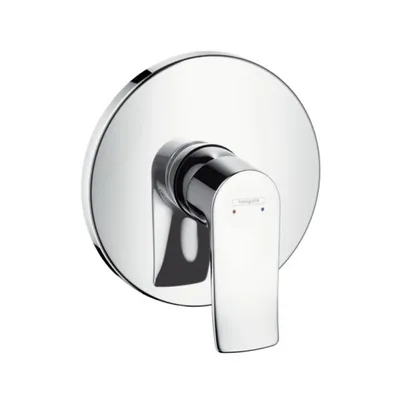 Immagine prodotto di hansgrohe Metris Mitigeur monocommande de douche encastré, rond, chromé, 31685000, 31685000