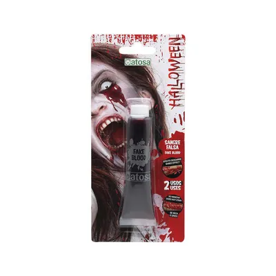 Image de Atosa : Maquillage transparent pour effet de faux sang, idéal pour Halloween, pour enfants, taille unique